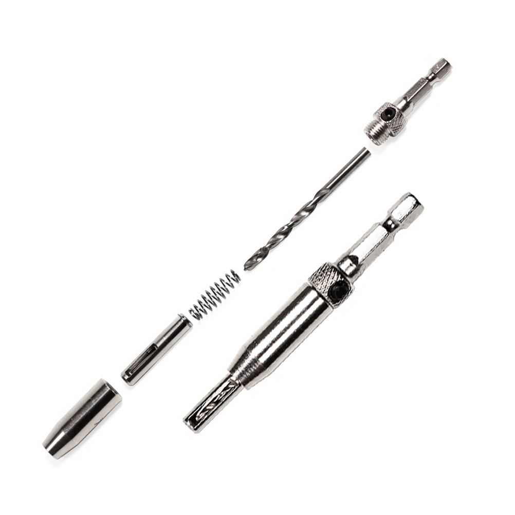 

4 Pcs Hole Opener Hinge Bit Set Self Centering Drill Bits 7 64 to 11 64 Sizes for Door Hinges Cabinet Hardware Woodworking