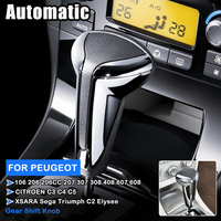 Automatic AT Gear Shift Knob For Peugeot 106 206 206CC 207 307 308 408 607 608 For Citroen C3 C4 C5 XSARA Sega Triumph C2 Elysee