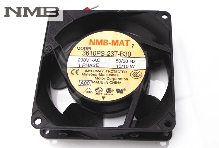 

For NMB 3610PS-23T-B30 9025 90mm 9cm aluminum frame fan 9CM AC fan 230V 13/10W server inverter blowers