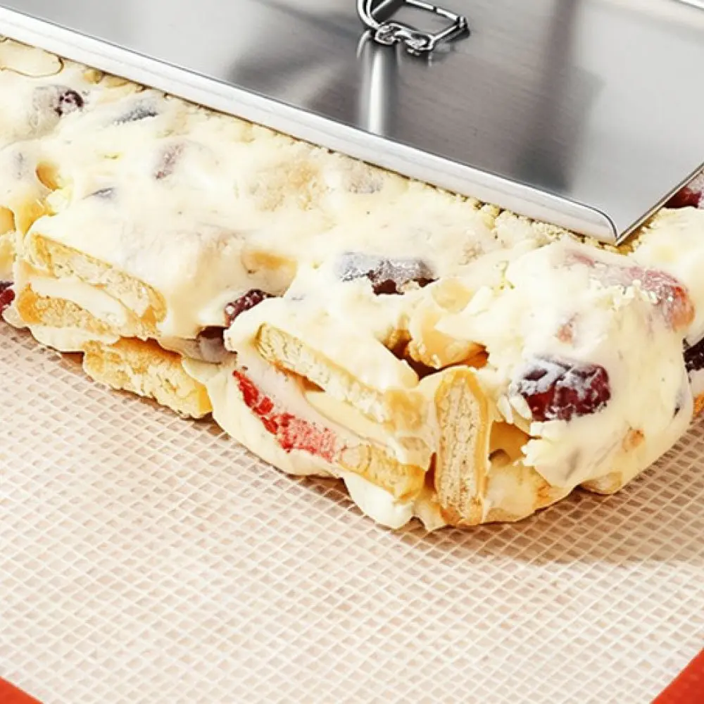Stainless Steel Baking Press Tool For For Yujian Nougat Shaping Mold Durable Kitchen Pastry Flattening Plate Heavy Duty