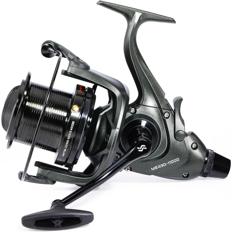 بكرات دوارة للمياه المالحة عالية الدقة سلسلة 10000 مع بكرة ألومنيوم CNC لصيد سمك الشبوط المتقدم والاستخدامات متعددة الاستخدامات في كلاهما #1