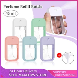 45ml Perfum Refil Bottl with Funnel Mini Rechargeable Perfumer Atomizer for Travel Cosmetics Perfumes  Alcohol Refill Bottle