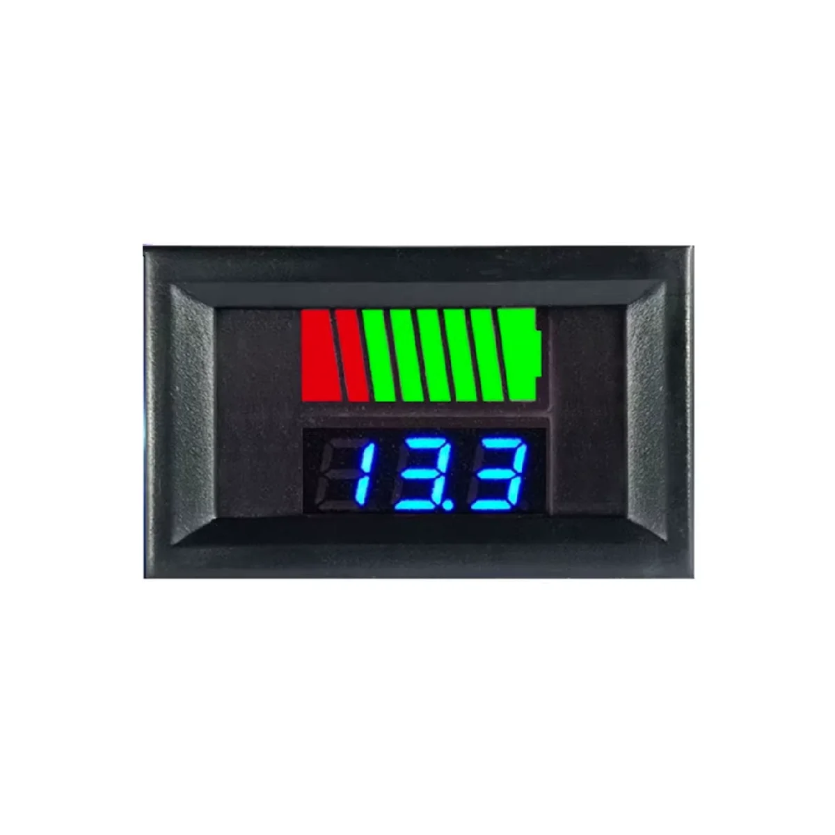 12V 24V 36V 48V 60V LED Battery Capacity Indicator Voltmeter,Digital Voltage Tester for Car Battery Charge Level Display M119
