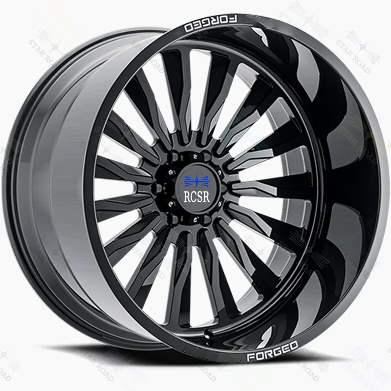 RCSR Custom 5 Hole 6x139.7 8x165.1 4x4 Off Road Truck Wheel Deep Dish Lip Pickup Rims for Ford Mustang Touareg Prado