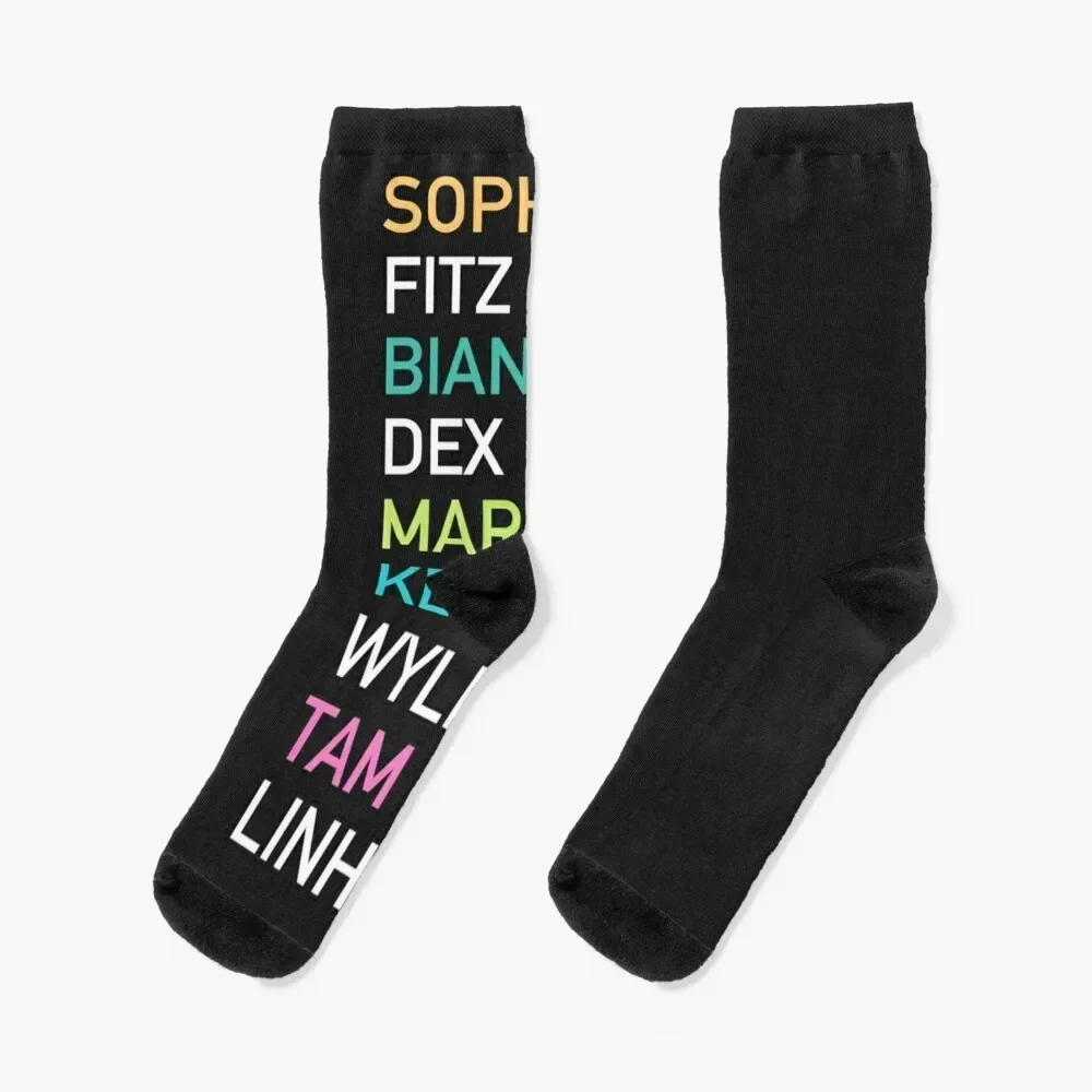 

Keeper of the Lost Cities Character Essential T-Shirt Socks sports stockings christmas gift floor Lots Men Socks Women's