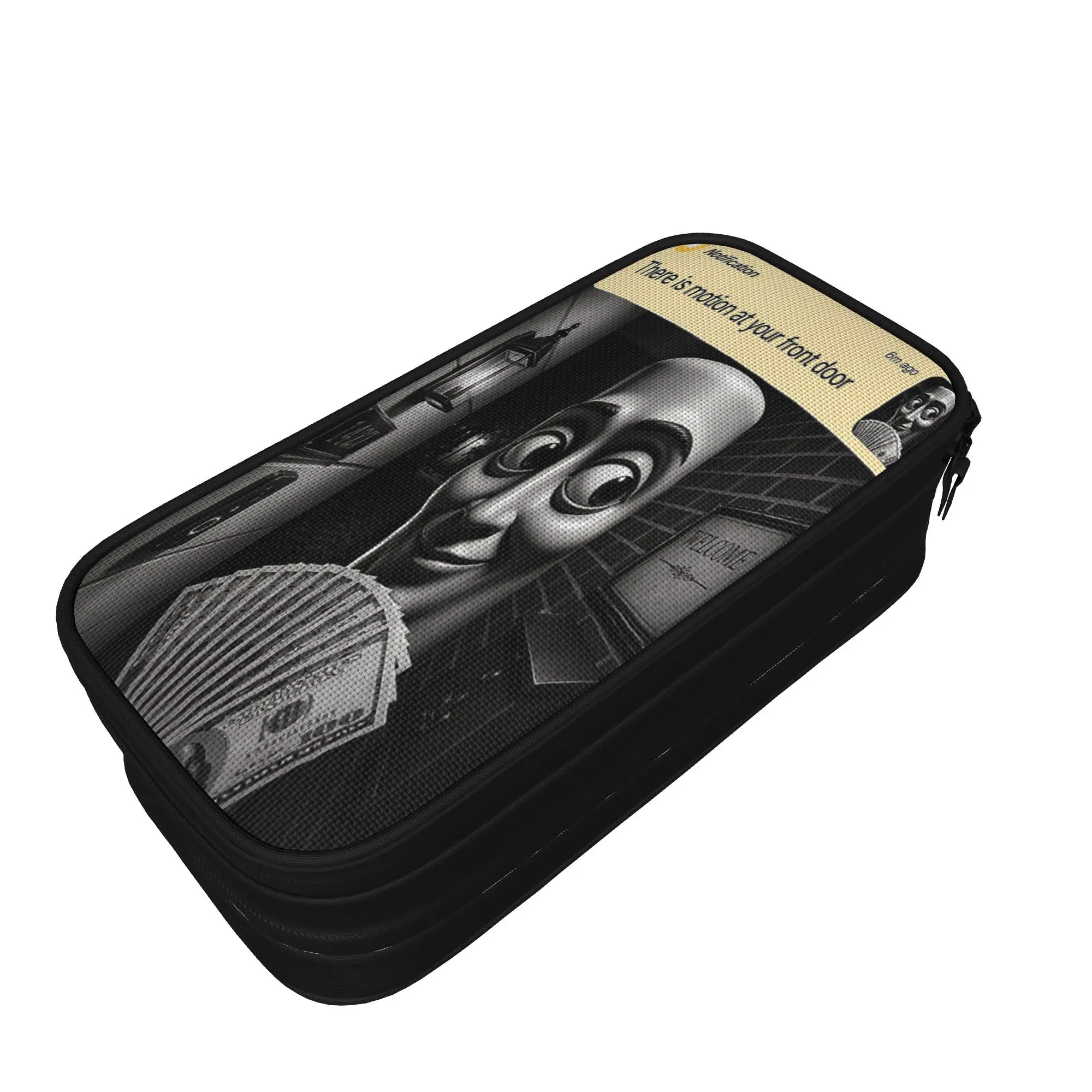 Lovely Pencil Case Tung Tung Tung Sahur Motion at Your Front Door Meme Italian Pencil Bag Students School Pencil Cases