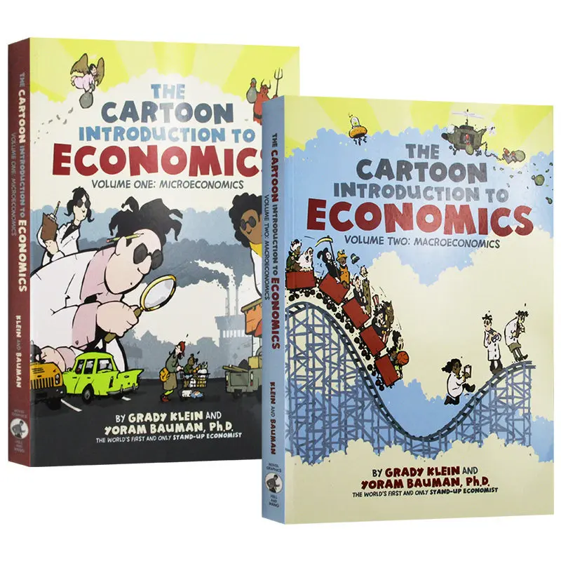 The Cartoon Introduction To Economics 2 Books Set Micro And Macro Economics Comic Guide For Students And Economics Learners