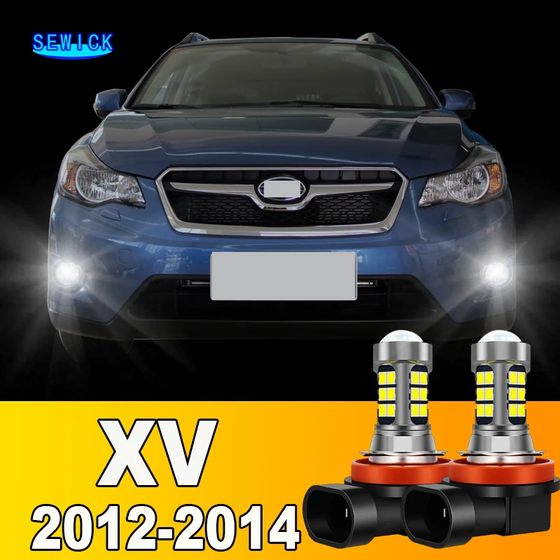 

2pcs LED Front Fog Light Bulb Accessories PSX24W 2504 For Subaru XV 2012 2013 2014