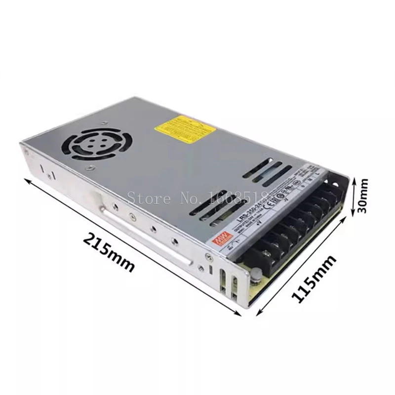 Mean Well RS-15 RS-25 LRS-35 50 75 100 150 200 350 450 600 W 5 V 12 V 15 V 24 V 36 V 48 V Schaltnetzteil mit Einzelausgang LRS-350W