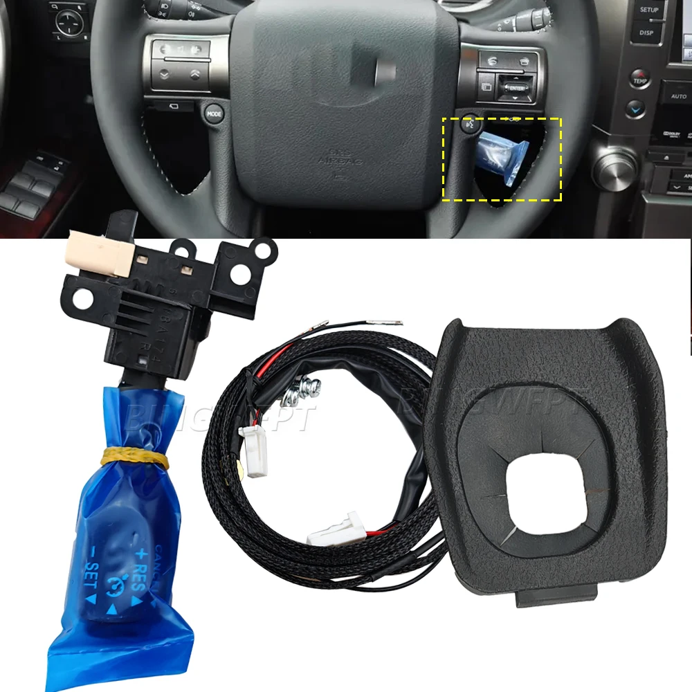 Dust Cover 45186-60090-C0 Steering Wheel Cruise Control Switch 84632-34011 For LEXUS GX400/460 GRJ158,URJ150 11/2009-07/2013