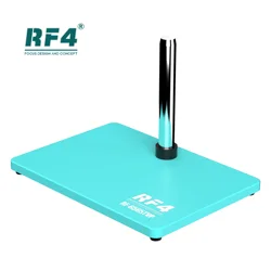 Poste de soporte de Metal RF4 de 32mm, Base grande, adecuado para el mantenimiento de microscopio estéreo de laboratorio, Binocular, teléfono móvil