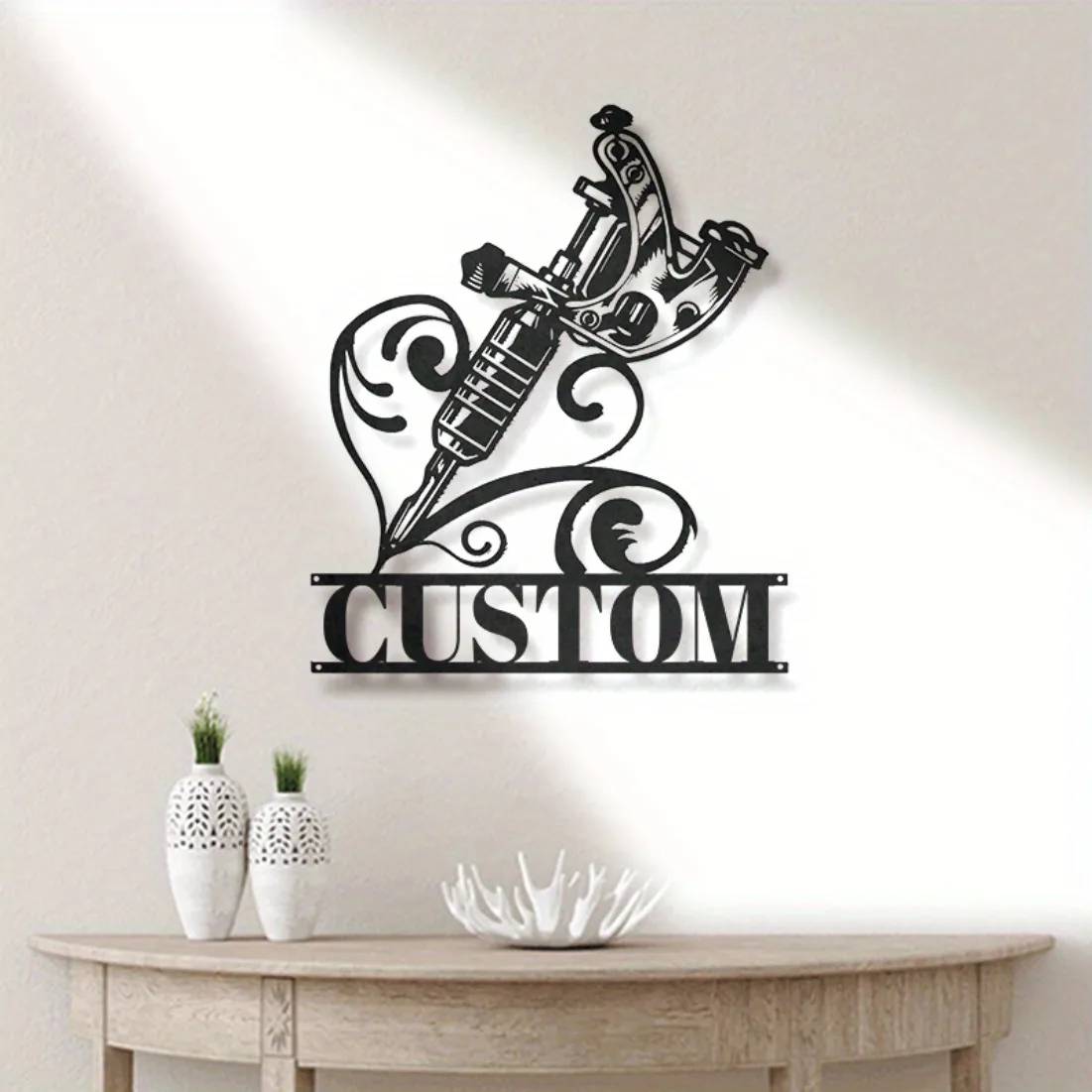 

Personalized Tattoo Artist Metal Sign - Custom Studio & Shop Wall Art | Tattoo Enthusiasts’ Decor Essential for Parlors & Shops.