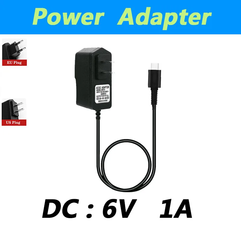 DC 6V 1A Universal AC / DC Adapter Power Supply TYPE-C USB Charger SMPS EU/US/UK/AU Plug