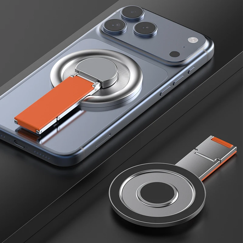 

Foldable MagSafe Ring Holder - 360° Rotating Stand with Enhanced Grip for Desk, Viewing & Travel, Compatible with iPhone 15-17