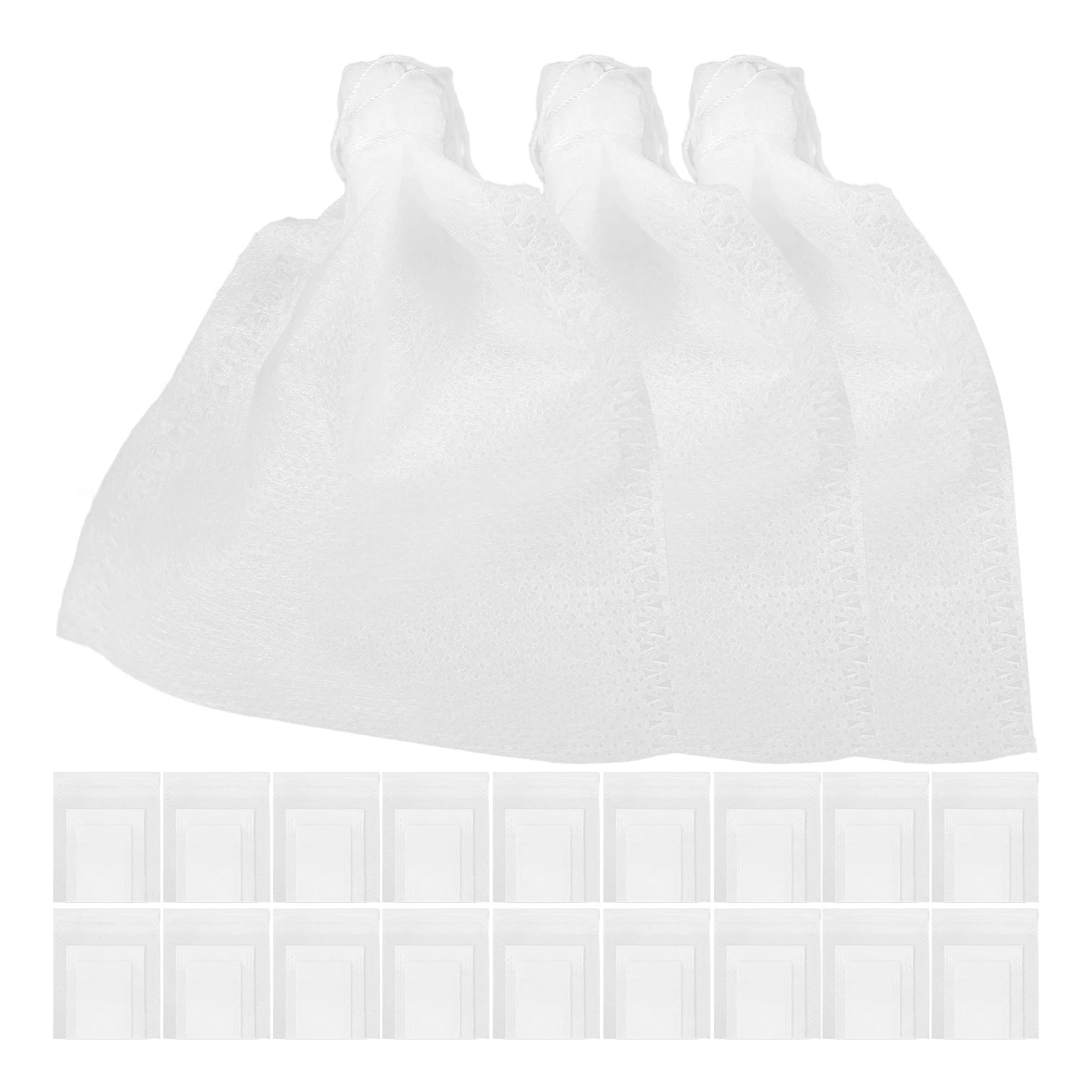 

300pcs Non-woven Tea Bags Filter Loose Leaf Strainer Coffee Travel Drawstring Sachet Infuser Bag Strainer Empty