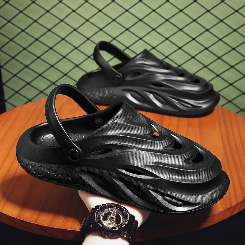Home Slipper Männer Sommer tragen neue Trend Paar Baotou Hausschuhe Männer treten auf Scheiße Gefühl