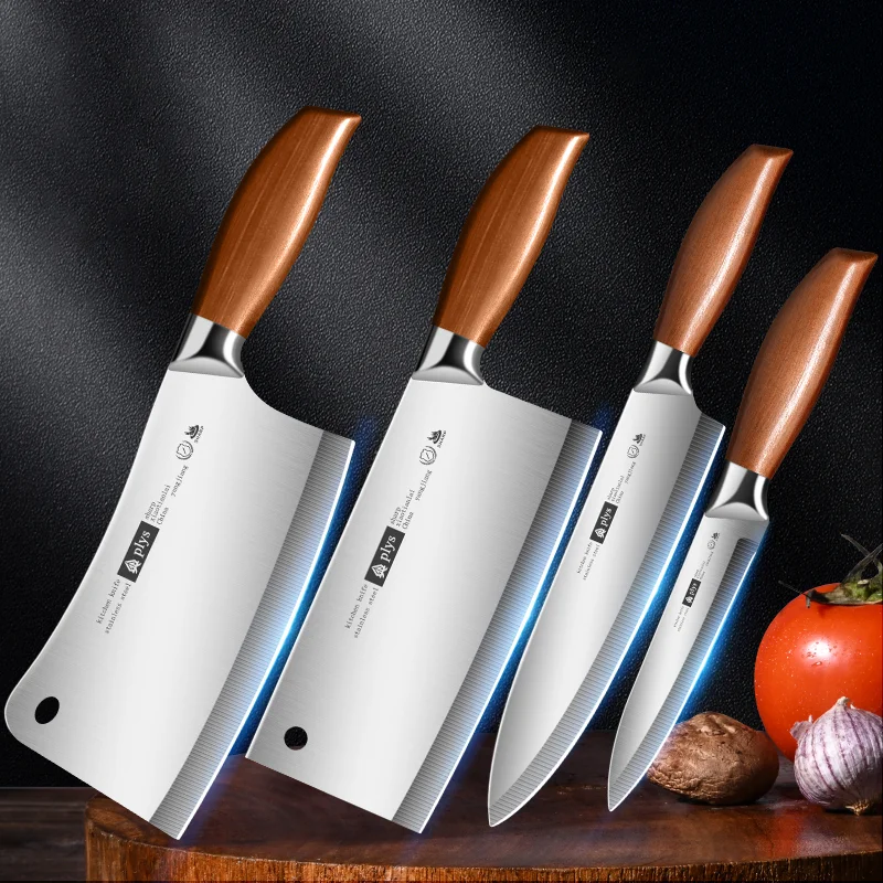 Stainless steel kitchen knife set Professional kitchen knife Commercial sharp versatile bone knife household kitchenware lools