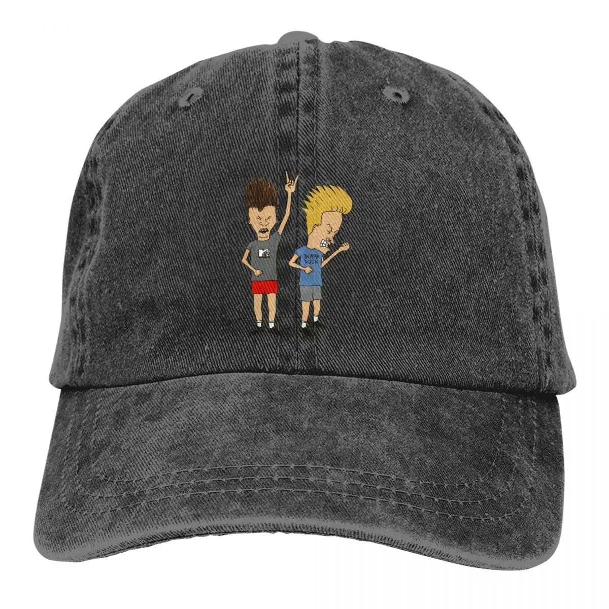 Rock Baseball Caps Peaked Cap Beavis and Butthead Funny Sarcastic Cartoon Sun Shade Hats for Men Women