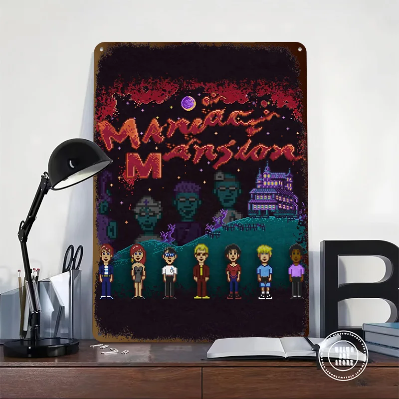 Mansion of Maniacs Metal Poster Perfect Gift for Fans Lovers Personalized Wall Art Metal Sign for Home Decoration Ornaments Room