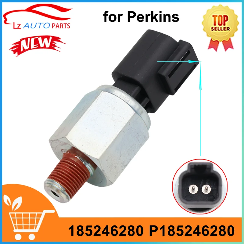 Interruptor del sensor de presión de aceite 185246280   Para motores diésel Perkins 4000 403A-11 403C-11 403D-11 403F-11 404C-22 404C-22T 400 Series