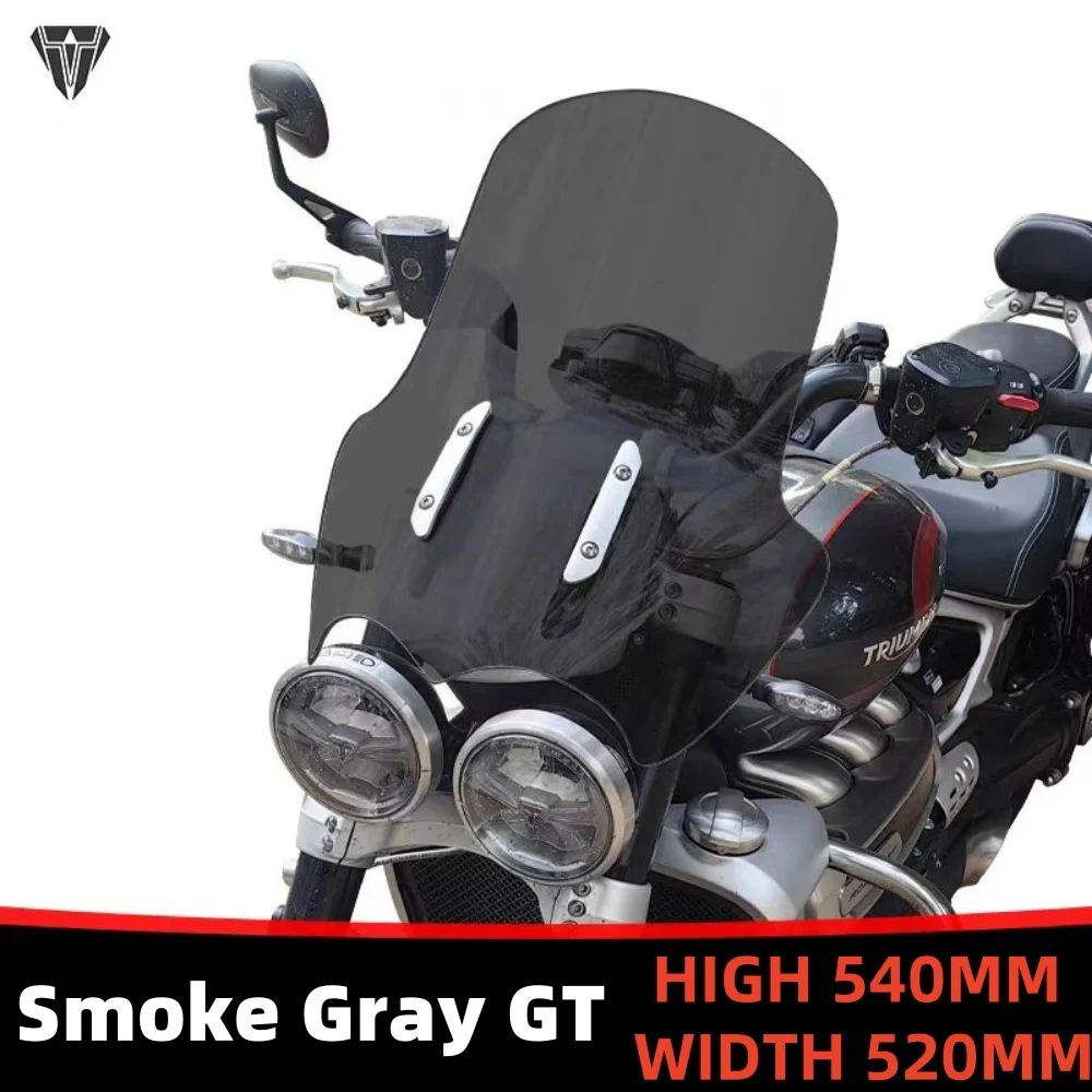FOR Triumph Rocket 3 GT R Raise The Windshield Front Windshield Modified Custom Windshield Widened Windshield Accessories