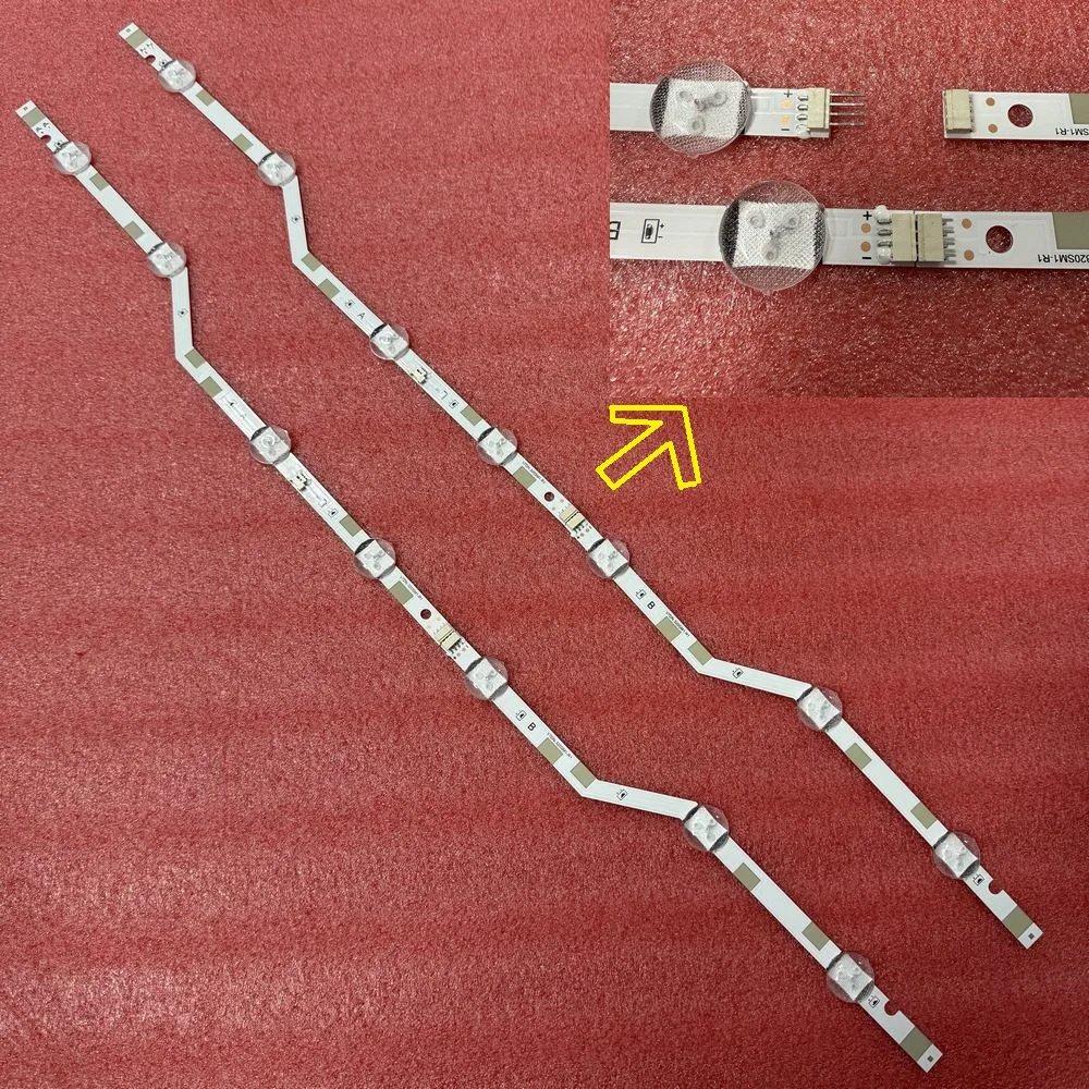 

Светодиодная лента подсветки для Samsung UE32M5075AU UE32M5005AW UE32M5002AK UN32M5300AFXZA V7DN-320SM1-R1 2017 SVS32 FHD FCOM 7LEDS