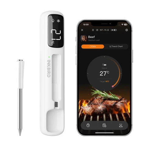 INKBIRD Беспроводной термометр для мяса INT-11I-B с Bluetooth — фото товара
