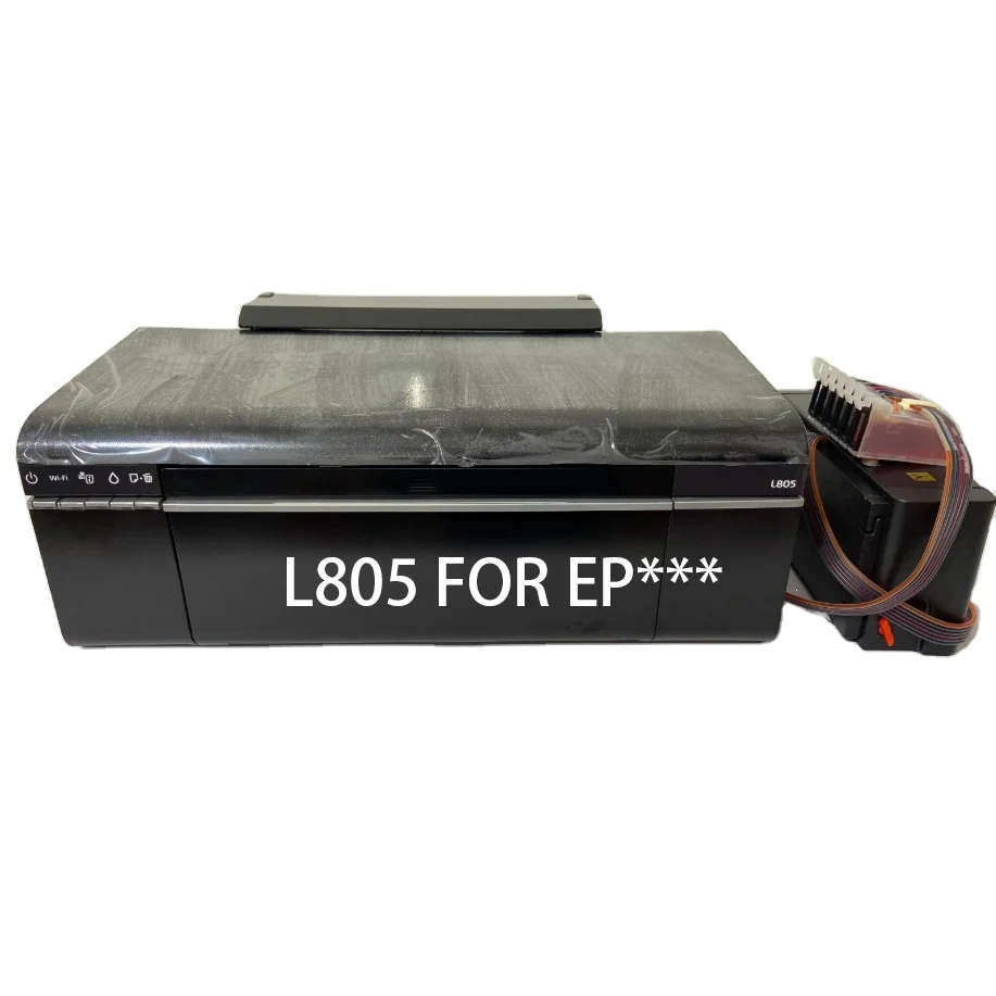L805 UV Sublimation Transfer ID Card & Label Printer CMYK+LC+LM Ink Flex Media WIFI Inkjet High-Resolution A4 Desktop