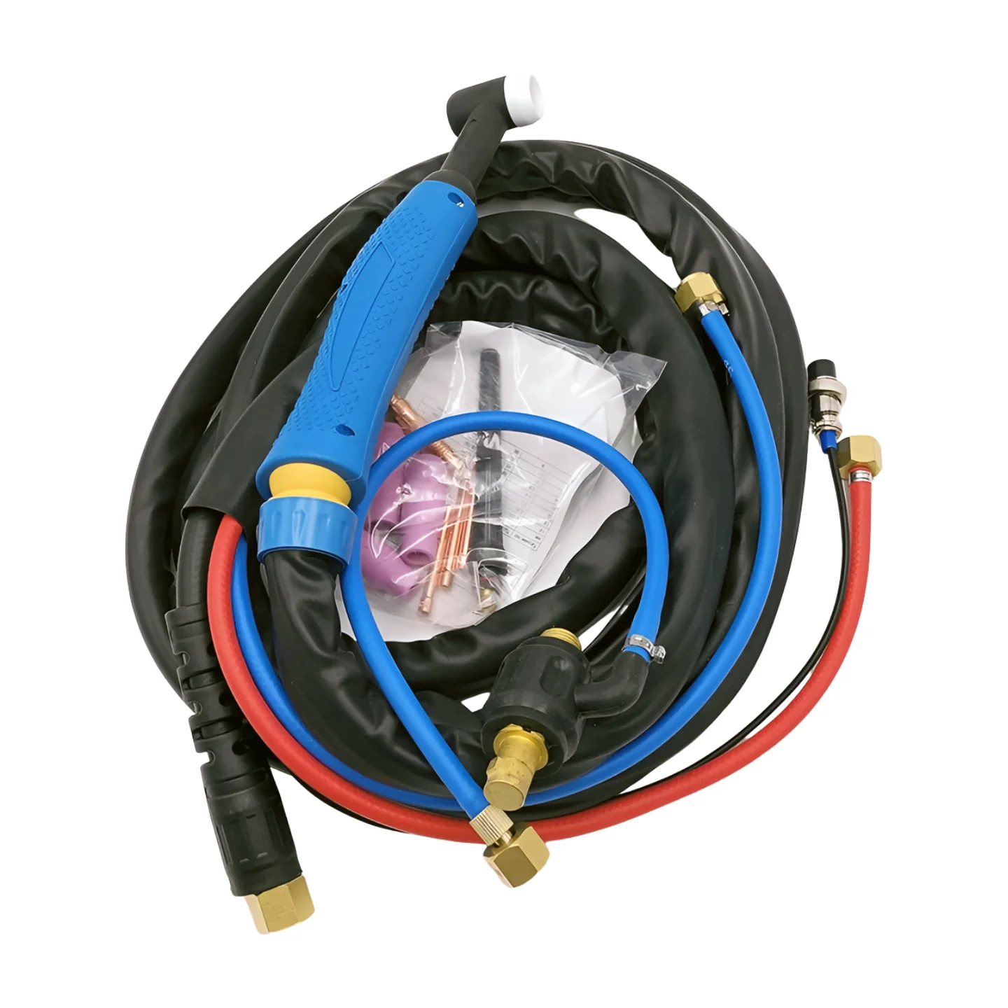 8meters 26feet TIG18 WP18 Tungsten Welder Argon ARC 350A Water Cooled Water Electric Seperate Welding Torch DKJ 35-50 Connector