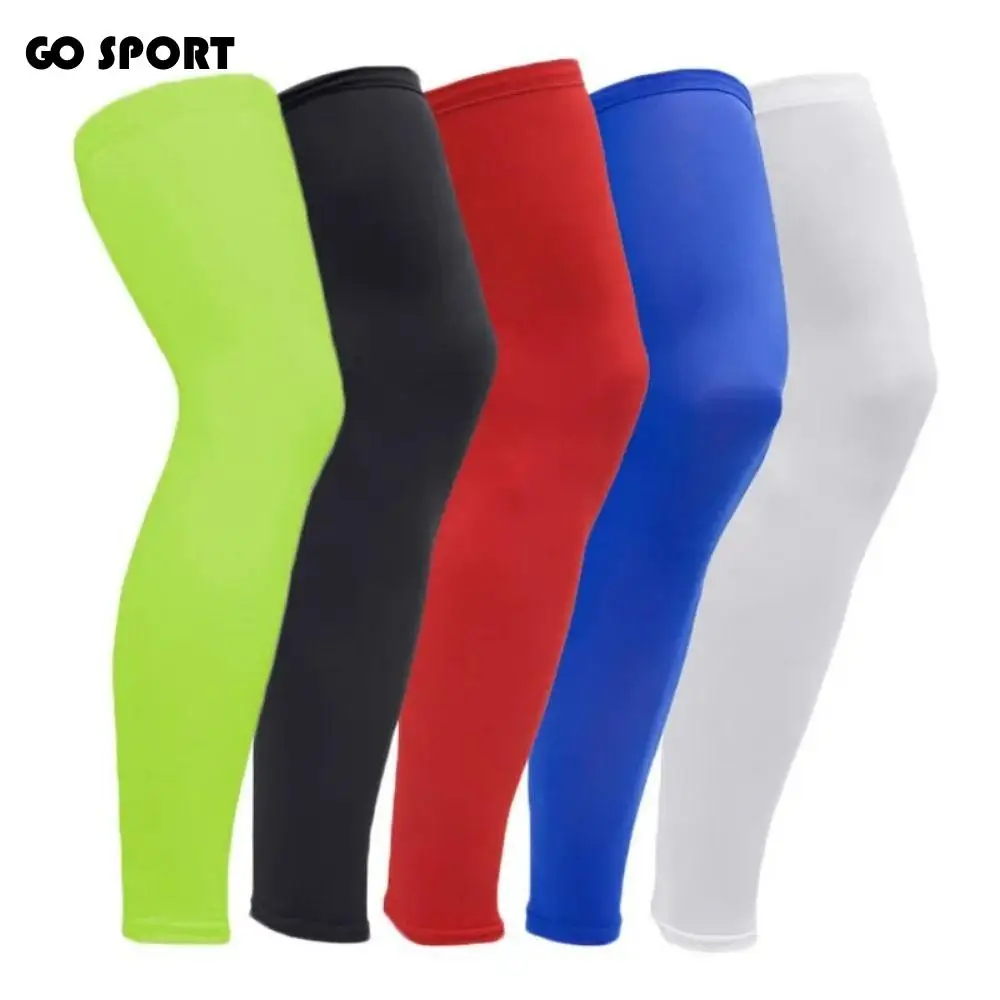 

Knee Calf Sleeves Full Leg Sleeves Sweat Wicking High Elasticity Long Compression Leg Sleeve UV Sun Lycra