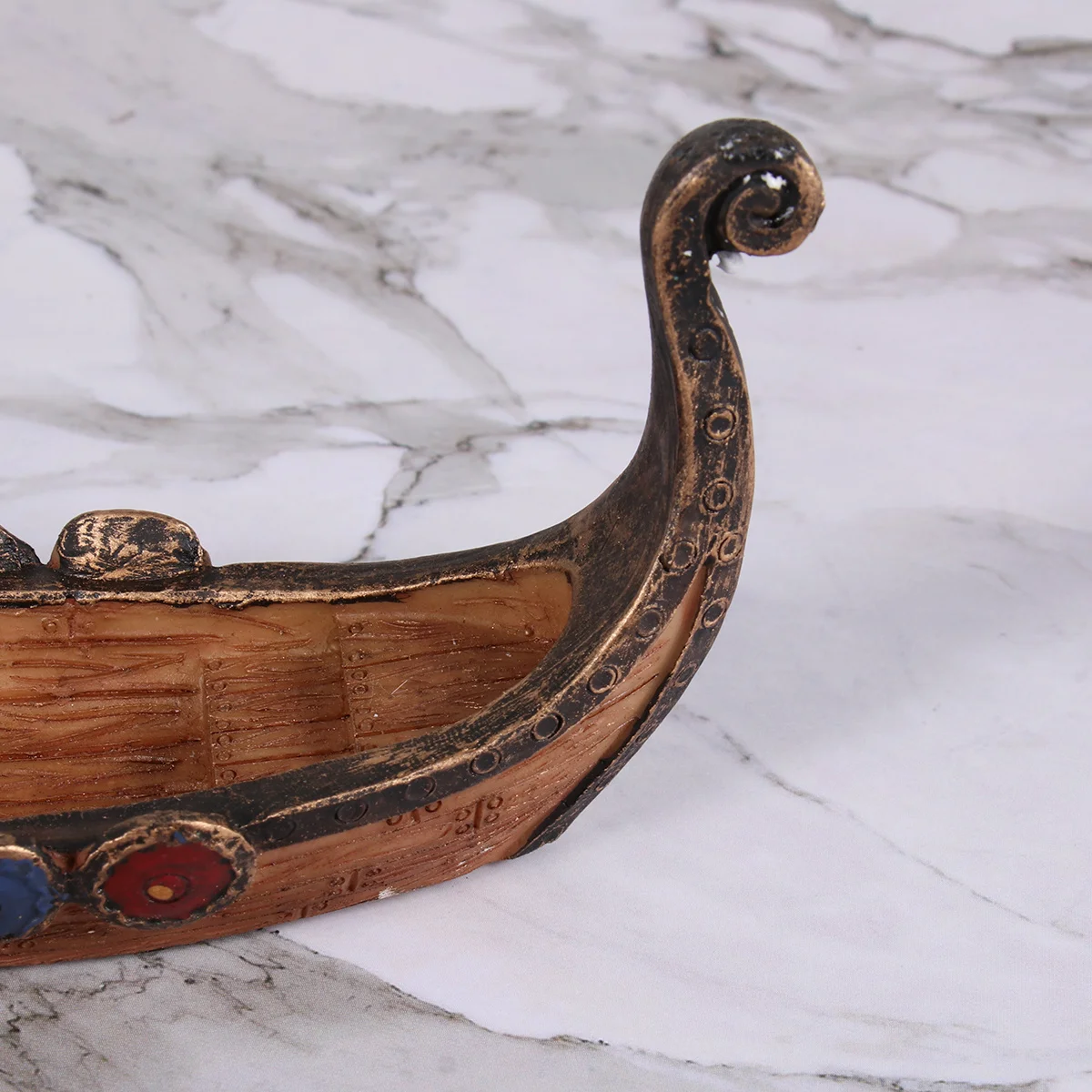 

Resin Dragon Boat Home Decoration Precise Cutting Carving Techniques New Look Dragon Boat Decor