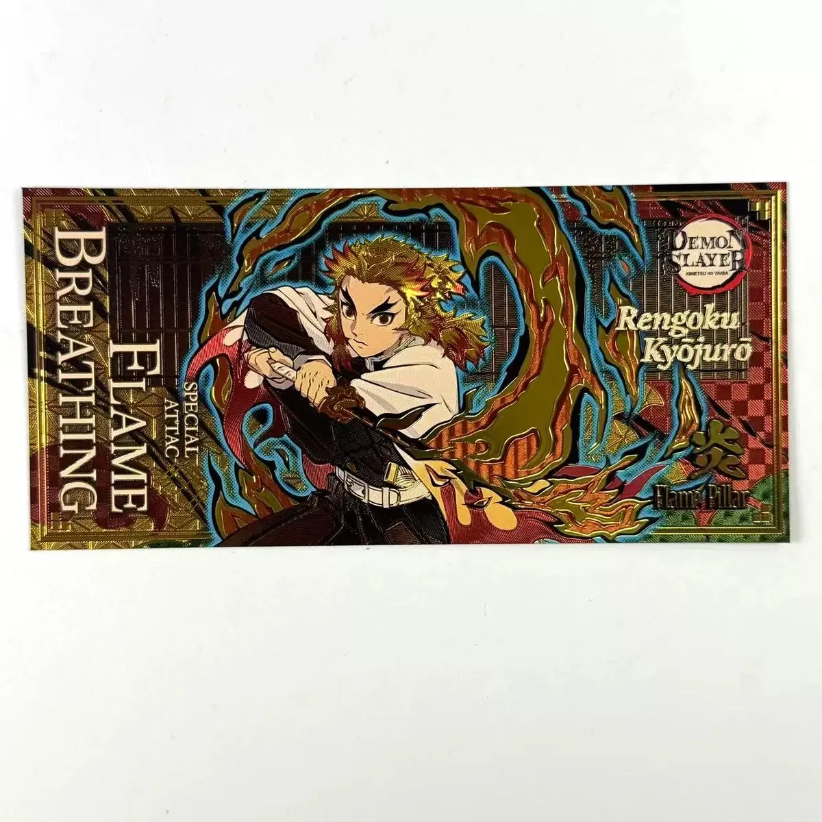Bandai 9 Types Hot Sale Demons Slayers Banknote Anime Gold Banknote in 24k Gold Plated For Collection