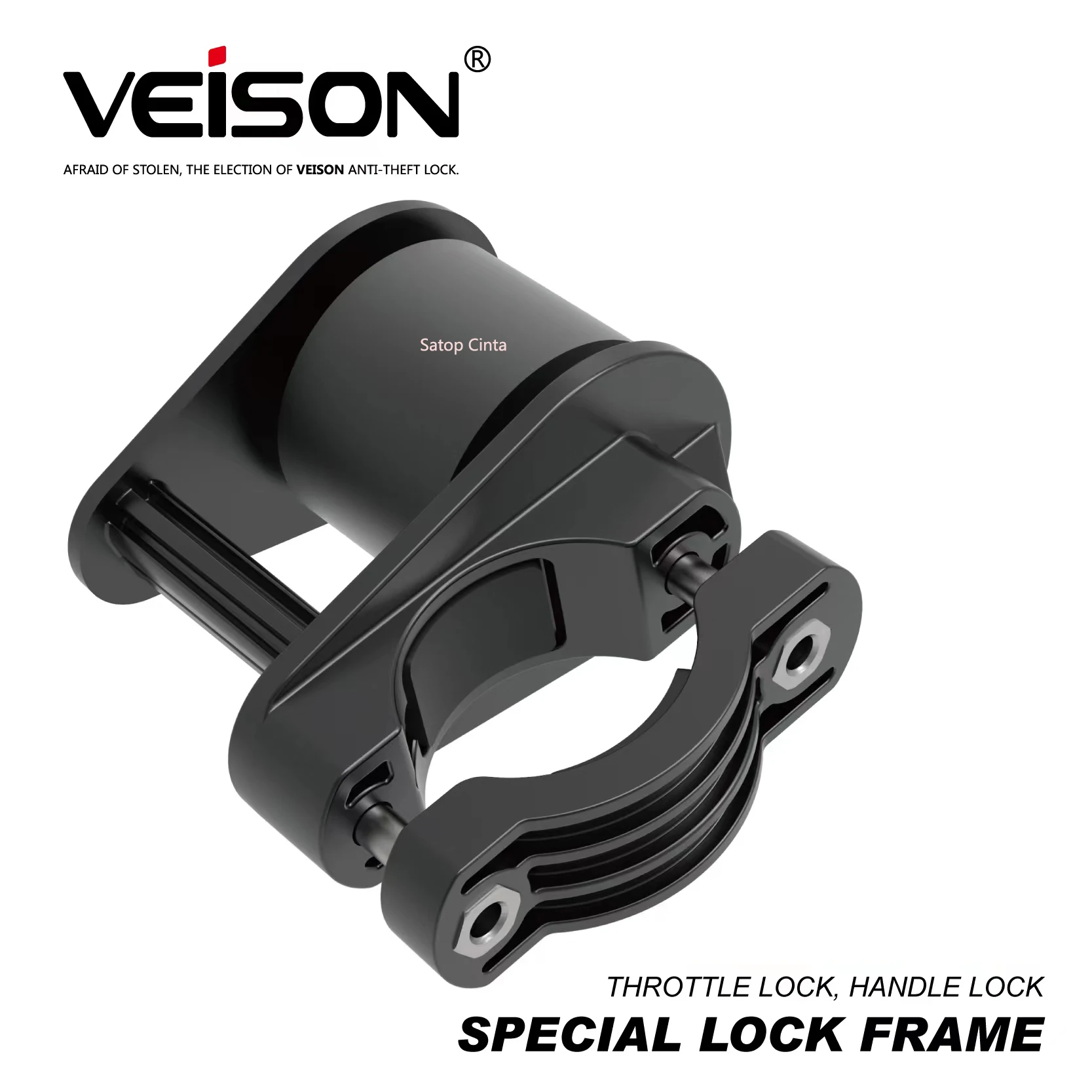 

Veison VK9 Bicycle Handlebar Locks Fixed Frame Holder Anti-theft Throttle Lock Bracket High Security Bike Locks Bike Accessories