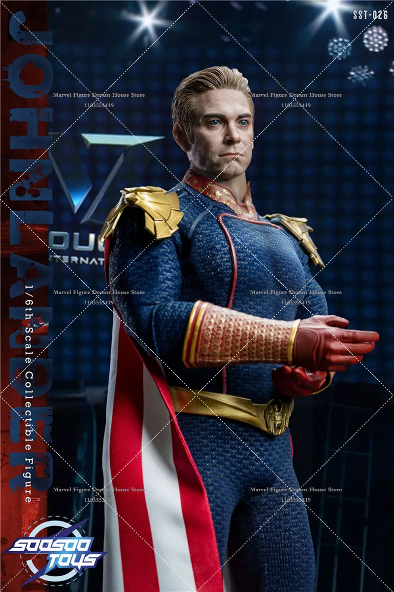 Soosootoys SST026 1/6 Scale Collectible The Boys The Homelander Antony Starr 12'' Male Solider Action Figure Full Set Model Toy