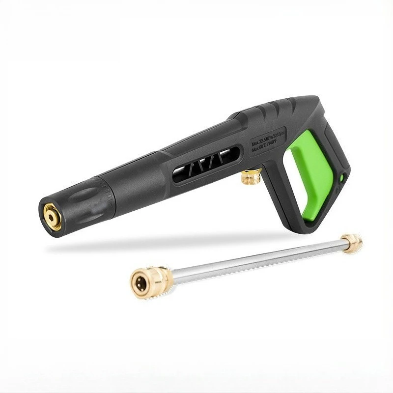 

Cleaning machine, car washing machine, high-pressure water grab M22/14 copper valve, long gun, high pressure spray gun