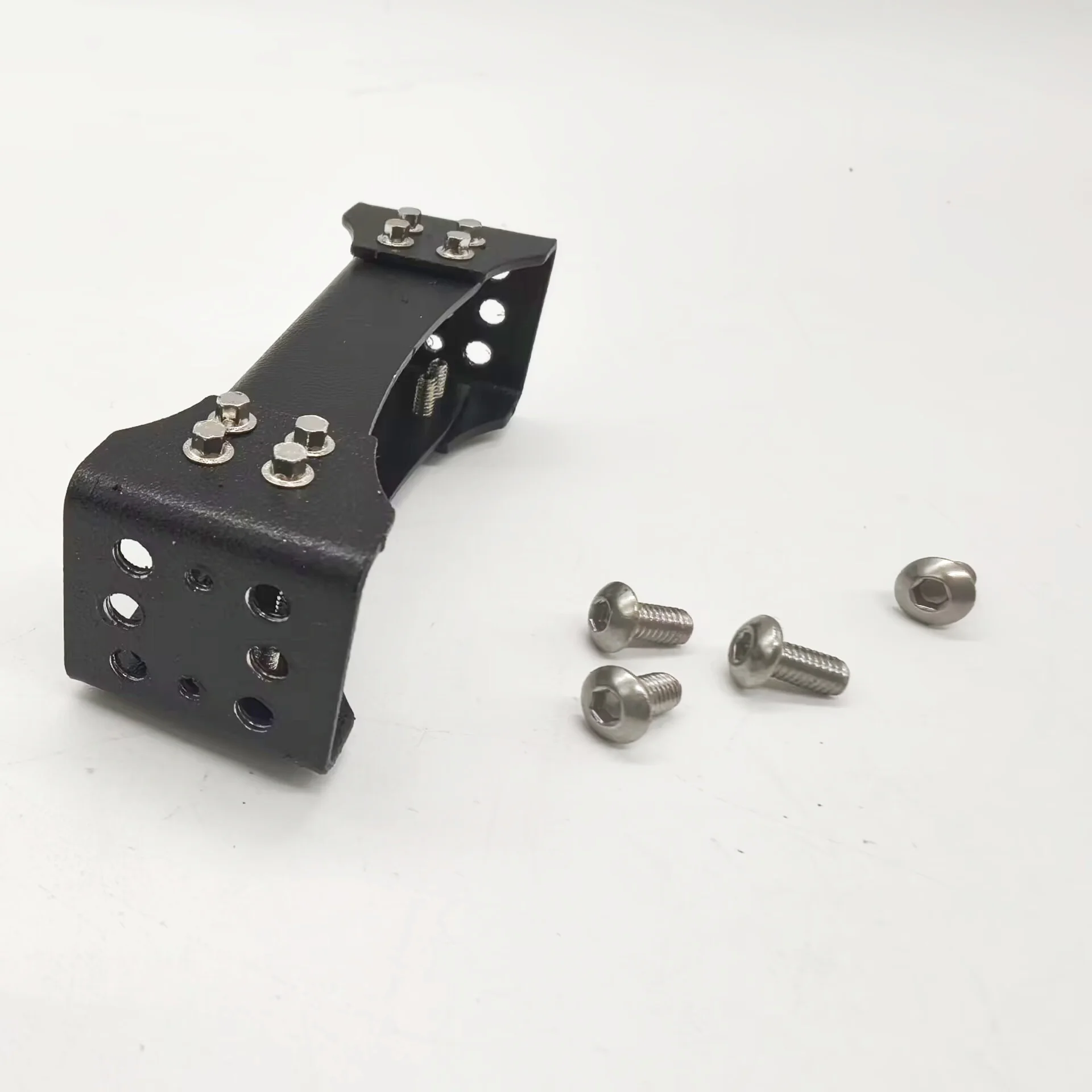 RC-Truck Metallrahmen-Heckträger mit Anhängerkupplung für 1/14 Tamiya SCANIA 770S R620 VOLVO MAN TGX LESU Auto – Detail 6