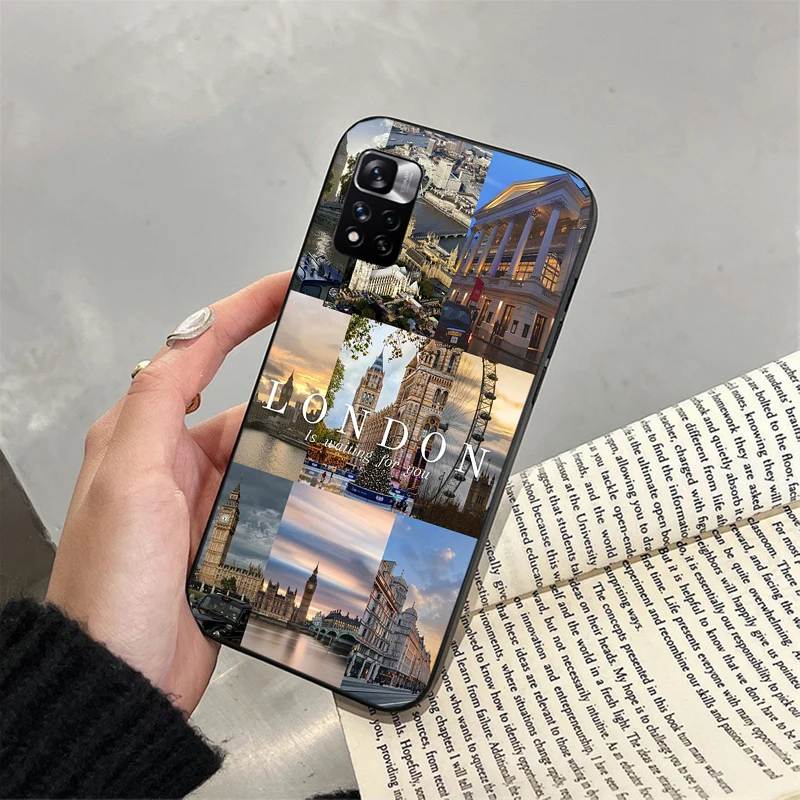 

London aesthetics Funda Phone Case For Xiaomi Redmi note 14 Pro 14 13 12 11 10 Pro 14S 12S 11S Redmi 14C 13C 10