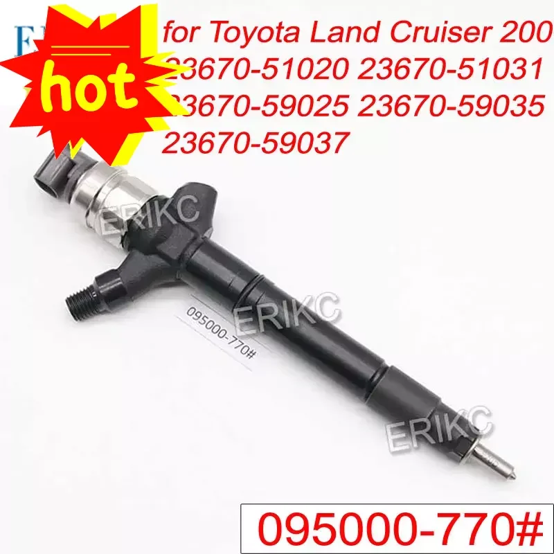 095000-7701 Common Rail Fuel Injection Sprayer 095000-7700 Diesel Injector Nozzle for DENSO 23670-51020 Toyota Land Cruiser 200