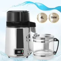 4L Pure Water Filters Distiller Electric Stainless Steel Household Water Purifier Container Filter Distilled Water Machine