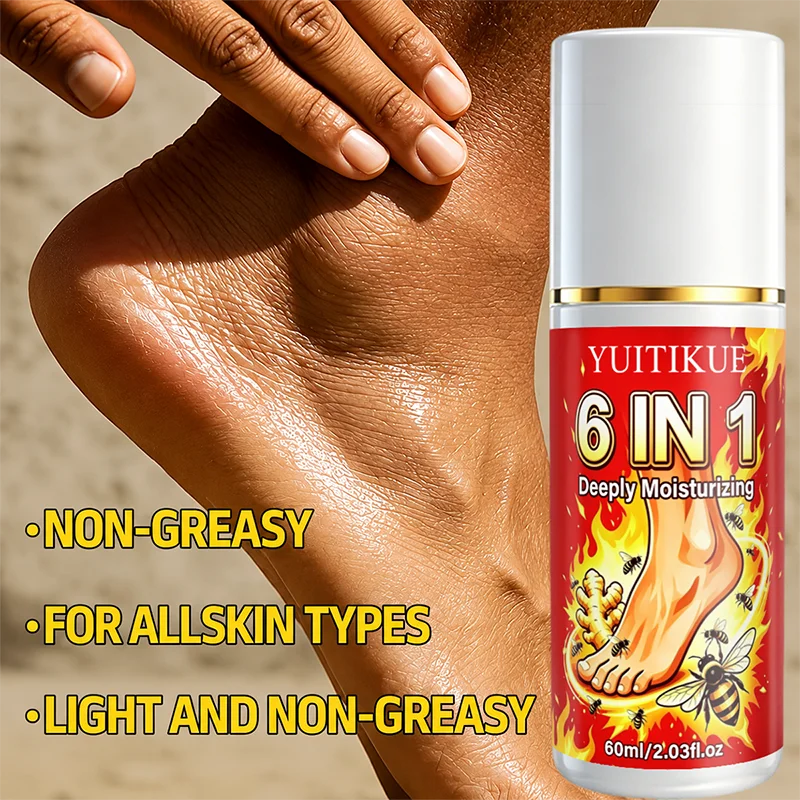 Herbal Ginger Bee Extract Foot Care Spray Hydrating Mist Nourish Dry Rough Skin Soothe Fatigued Tired Feet Daily Foot Treatment