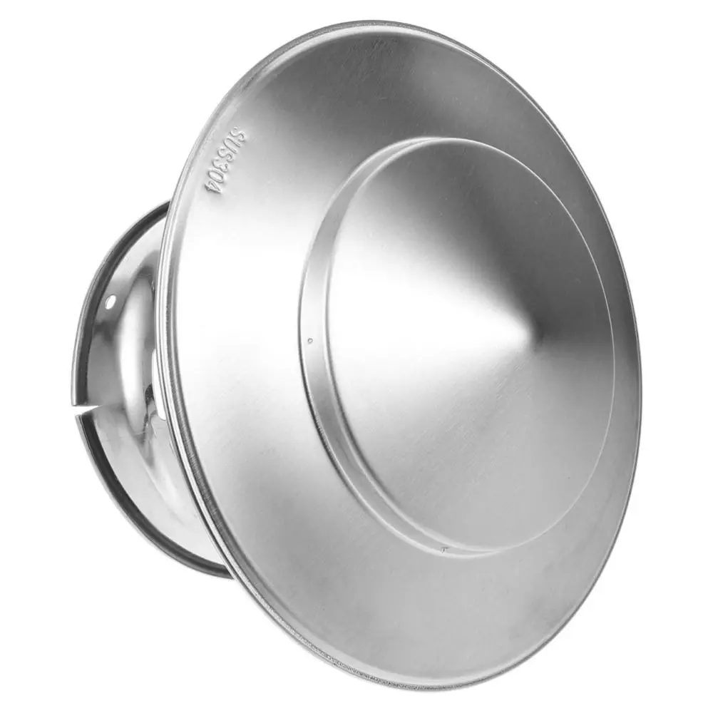 

75-200mm Fireplace Chimney Caps Umbrella-shaped Stainles Steel Smoke Exhaust Pipe Rain Cap Rust-proof Weatherproof