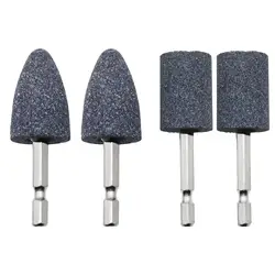 2x Grinding Wheel Sharpening Head Fine Sanding Abrasive Precise Electric Drill Bit Hexagonal for Cemented Carbide Bearings