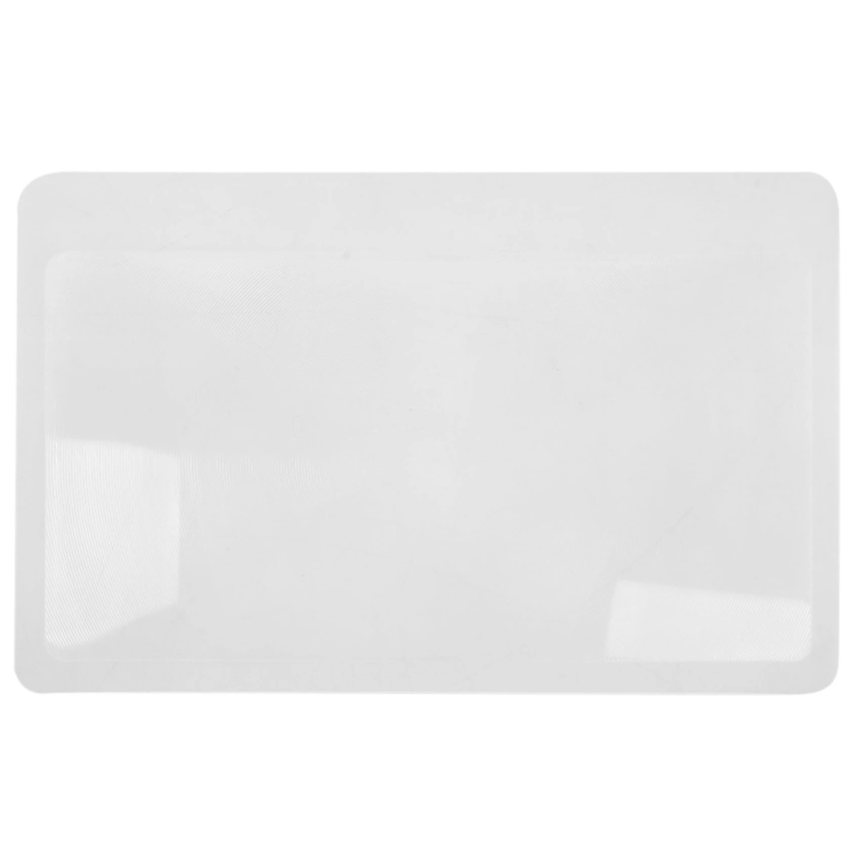 ABQR 3 X loupe grossissement Loupe Fresnel poche taille carte de crédit loupe transparente