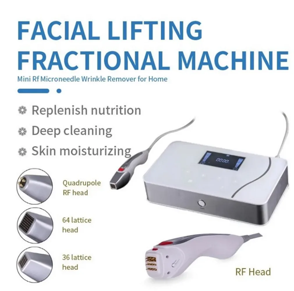 2025 New Portable Fractional RF Machine Radio Frequency Face Lift Skin Tightening Wrinkle Remov Eye Bags Spots Remov