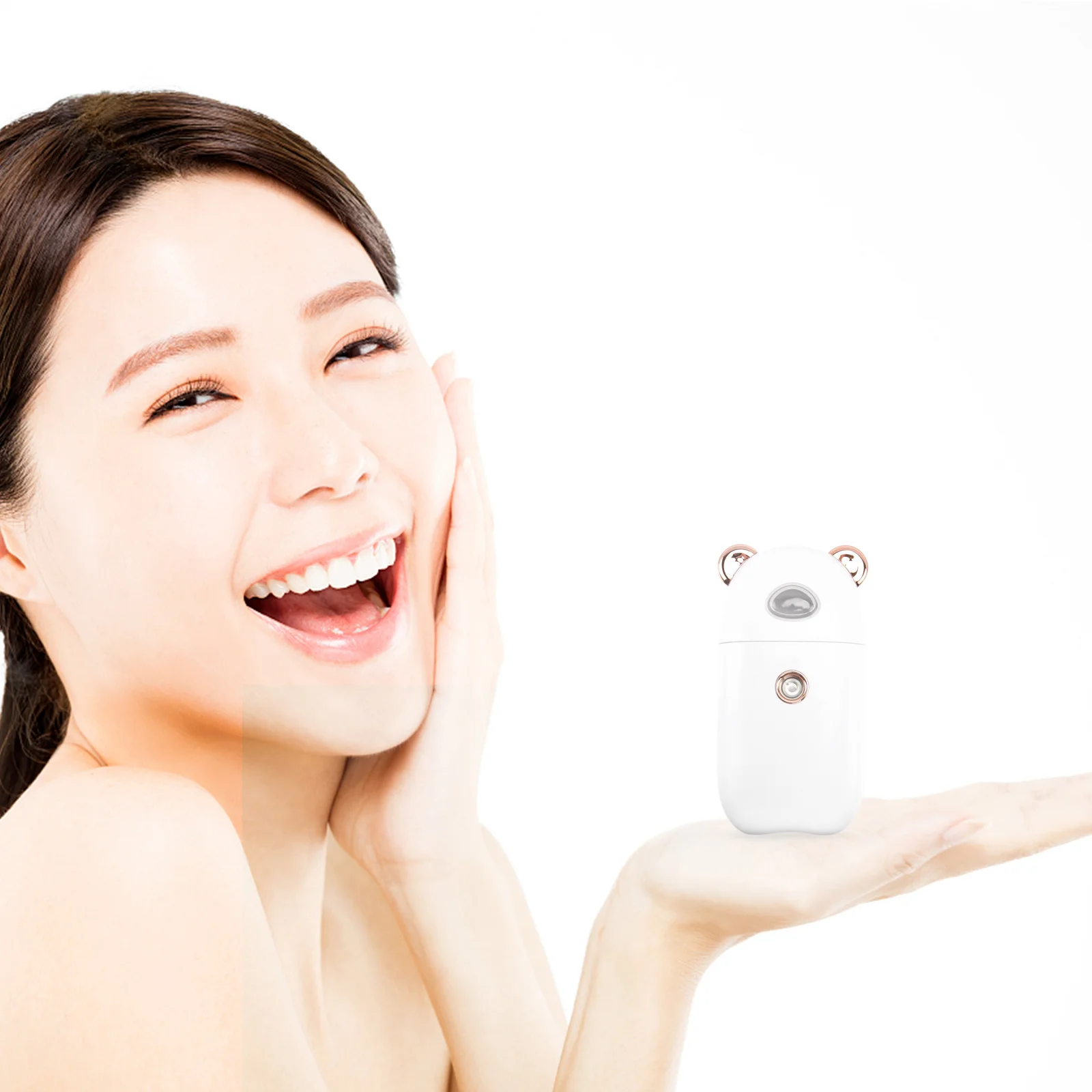 

1Pcs Facial Mist Sprayer Portable USB Handheld ABS Material Hydrating Skin Moisturizer Beauty Care Nano Facial