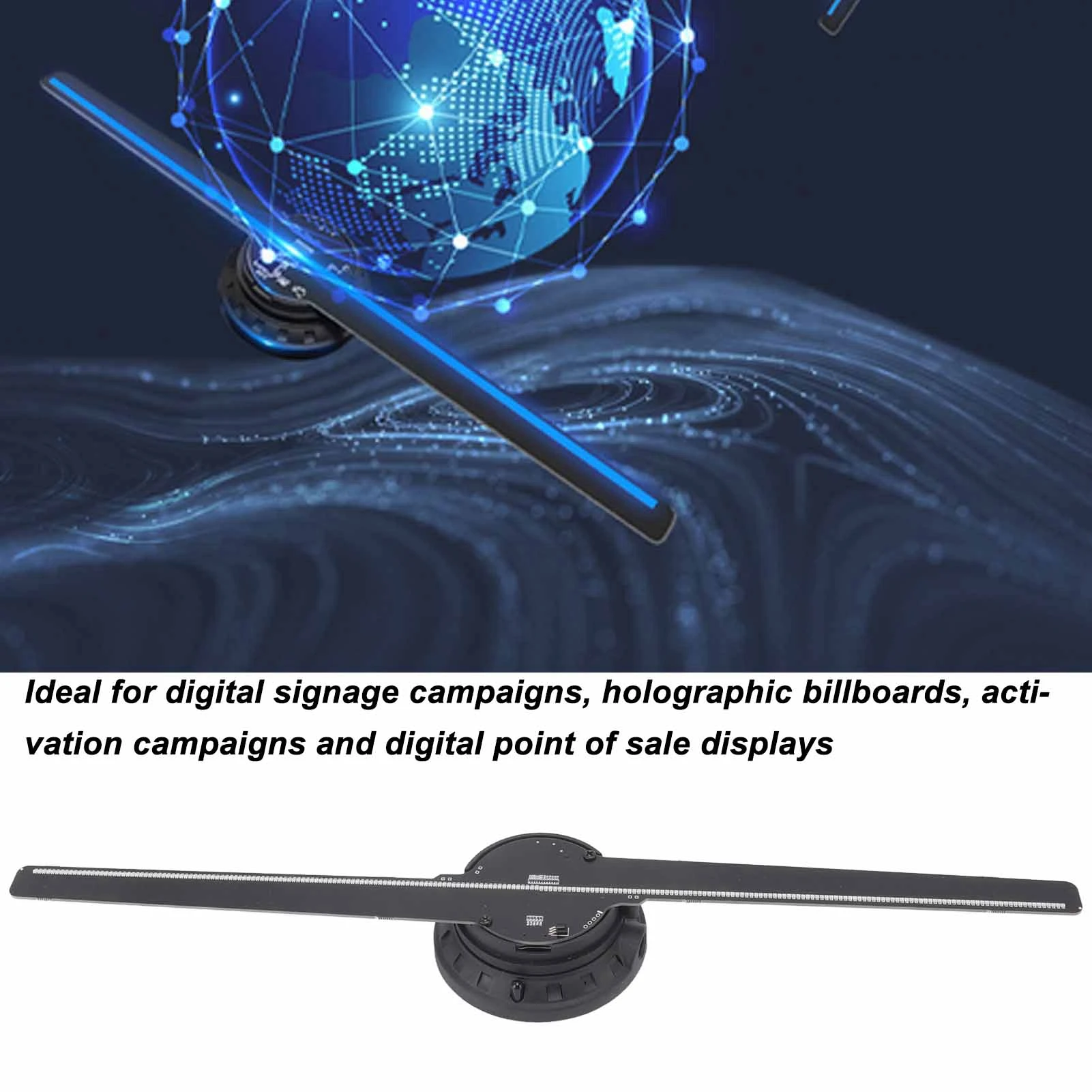 Holographic Display Clear Air Imaging Hologram Fan Projector 100‑240V Multi Formats Support for Exhibition for Advertising