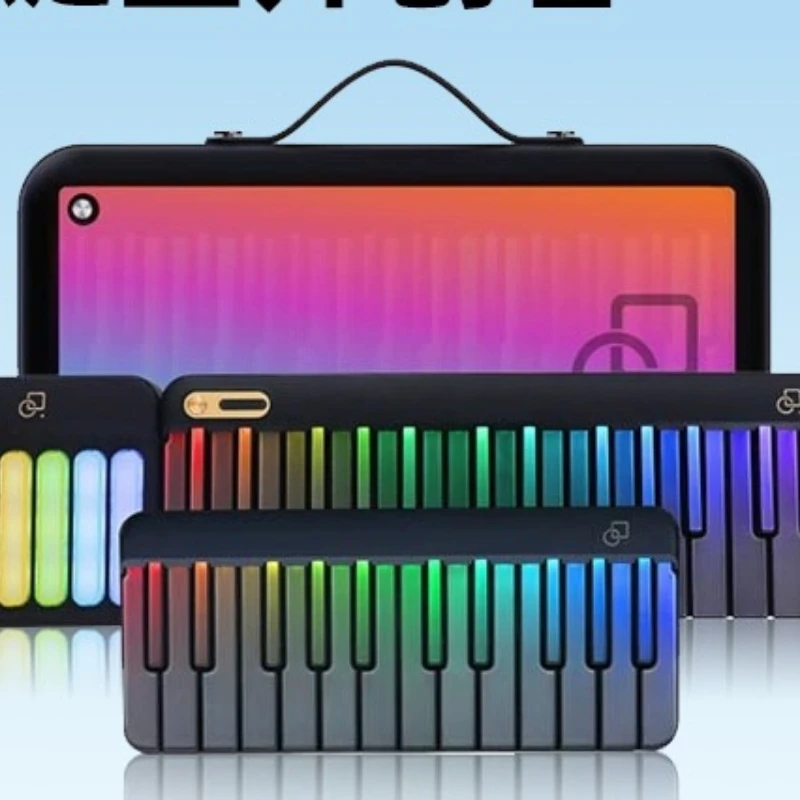 

Music PIN keyboard Smart automatic piano Christmas gift Beginner rainbow electronic organ