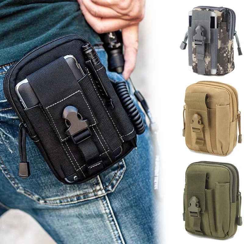 

Тактическая сумка на бедро, поясная сумка-бананка, камуфляжная, для езды на мотоцикле, многофункциональная, с множеством карманов