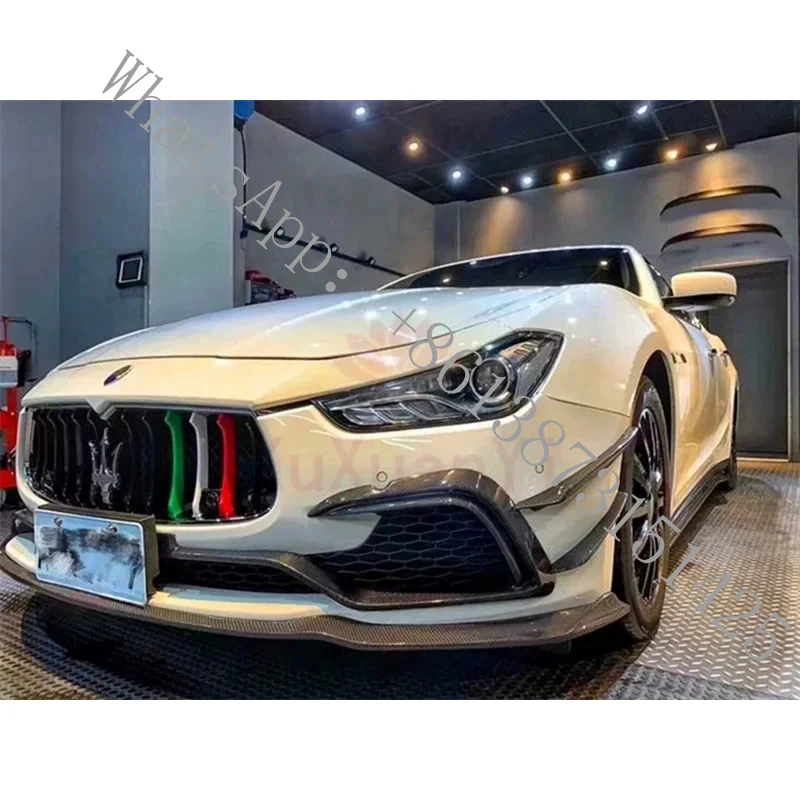 

Suitable Used Marseillat 2014-2017 Carbon Fiber Front Bumper Front Lip Body Kit