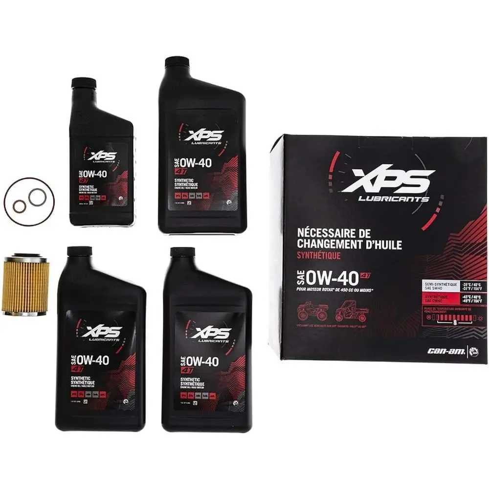 

4T OW-40 Engine Oil Change Kit for 450cc Rotax Lower 779257